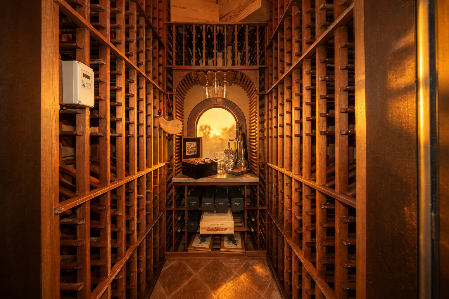 Wine cellar and tasting room